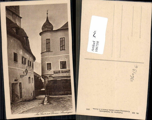 106738, Grein ad Donau, part of the town, Kern business, 1923