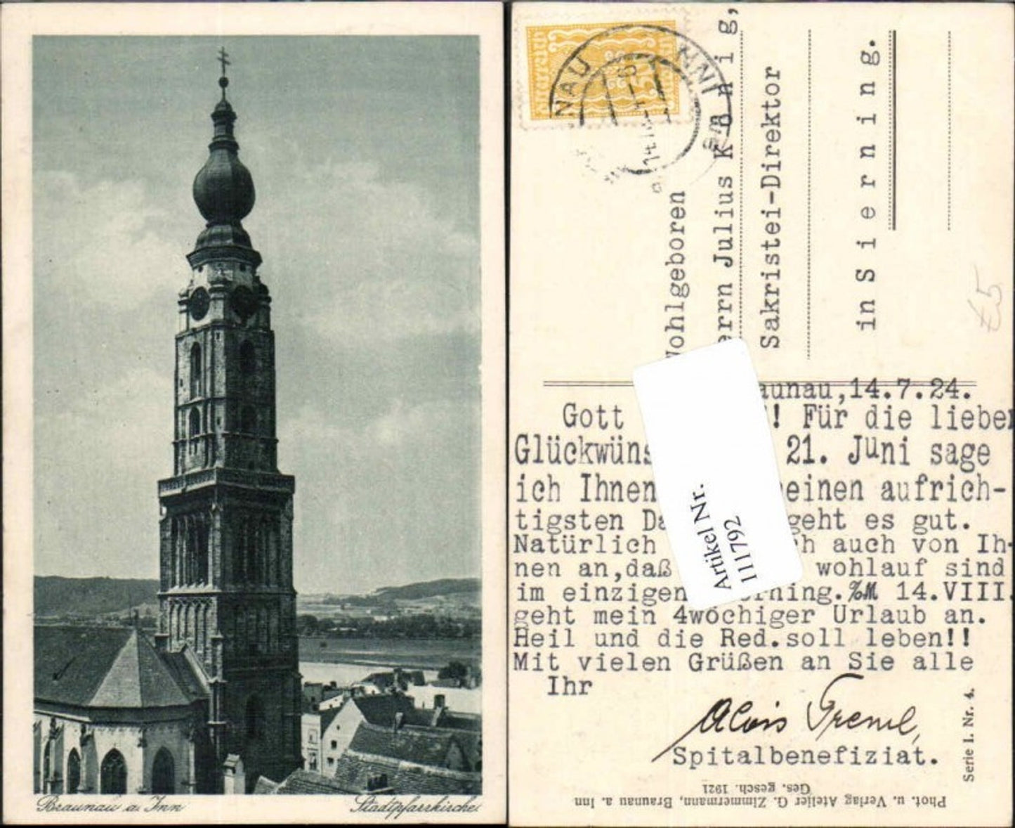 111792, Braunau am Inn Church 