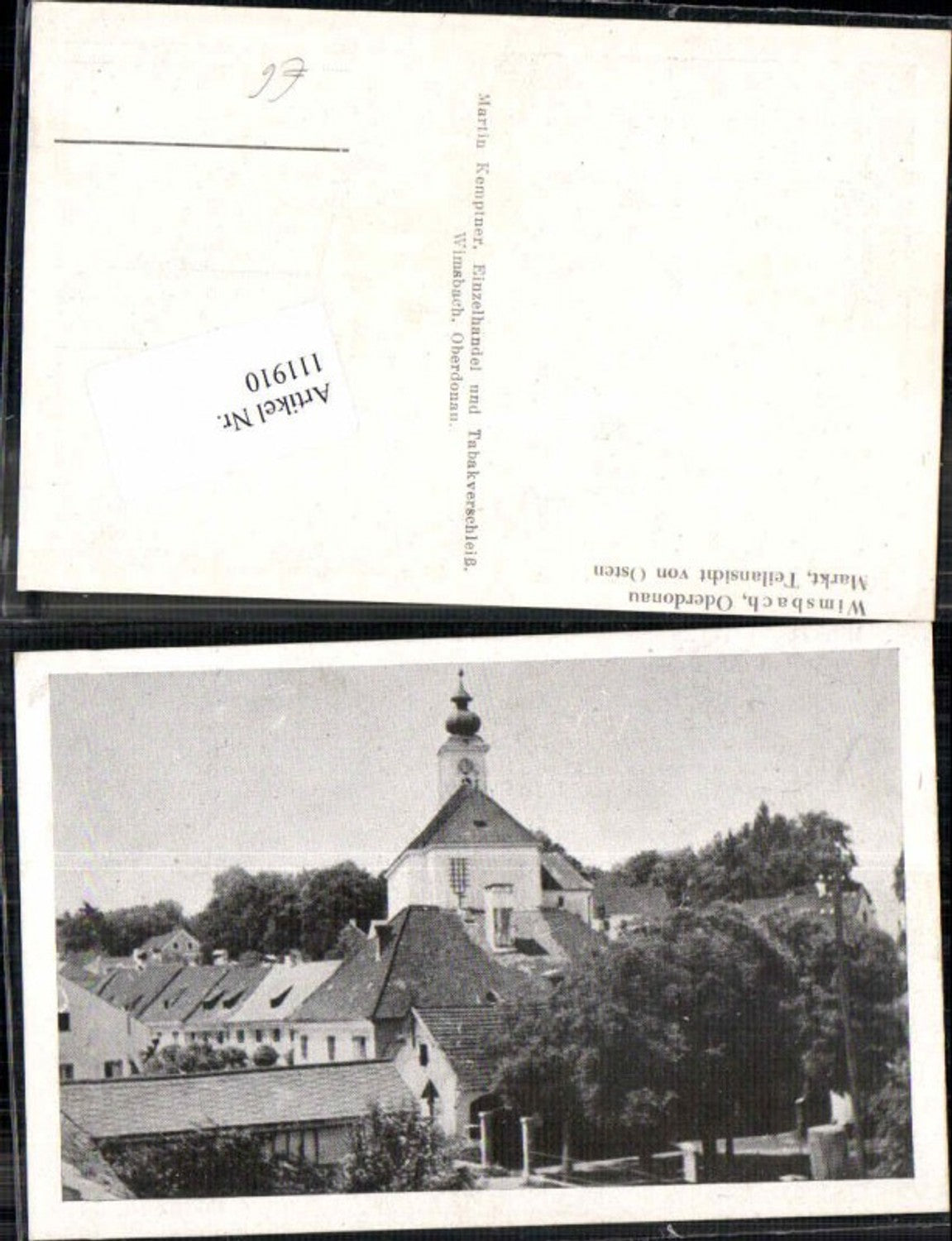 111910, Wimsbach Market Partial View