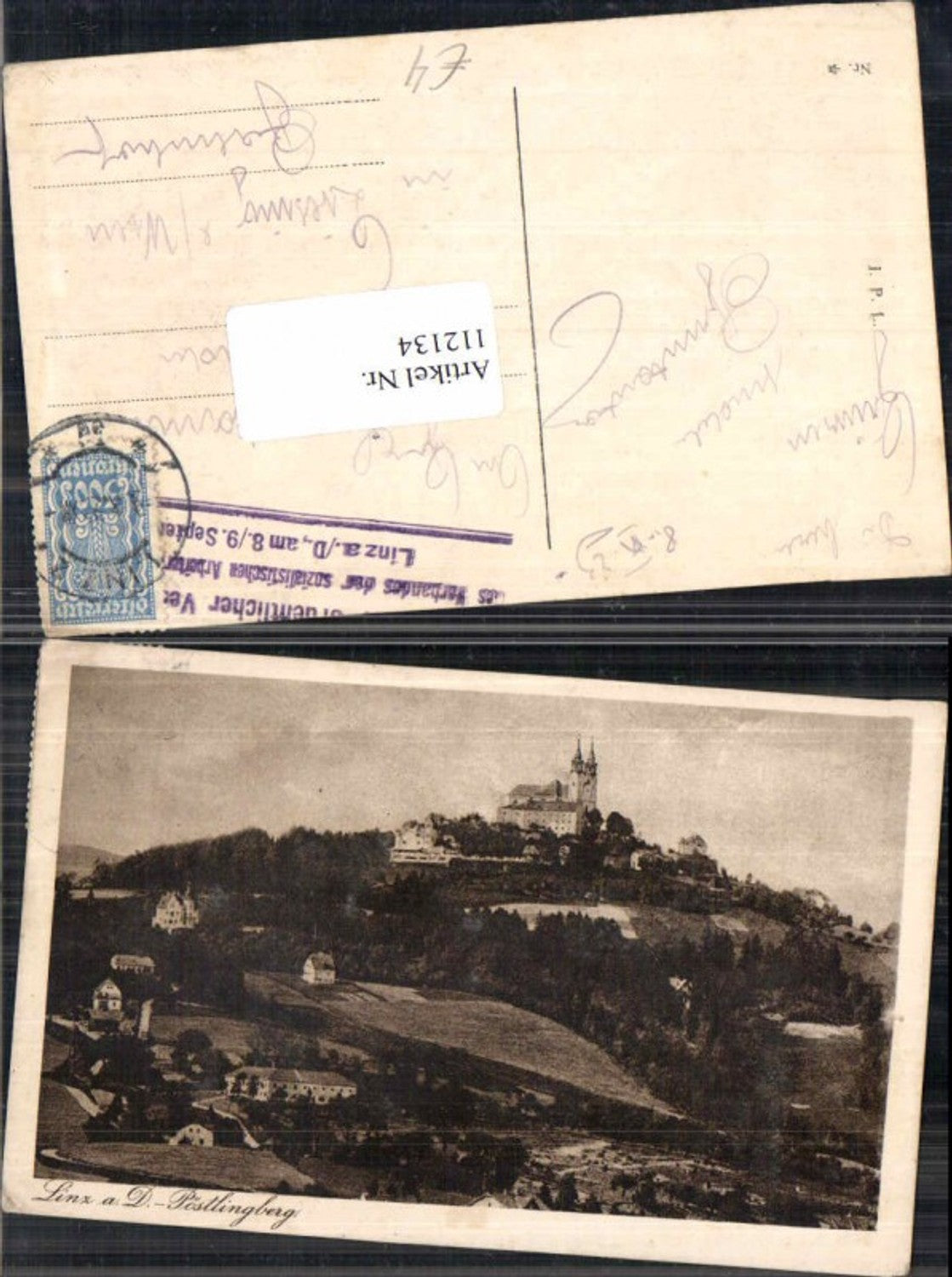 112134, Linz on the Danube Pöstlingberg section 1920