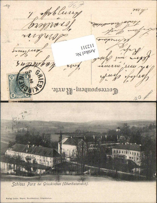 112311, Parz Castle near Grieskirchen around 1900