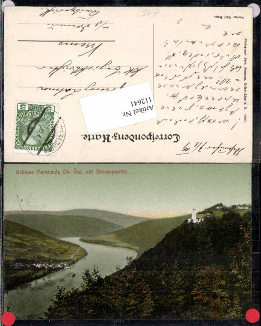 112641, Marsbach Castle near Wesenufer Danube, Waldkirchen am Wesen, Schärding