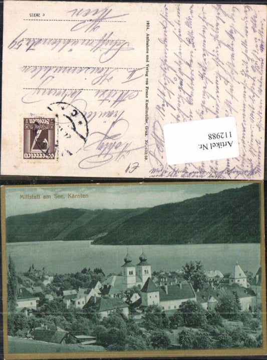 112988, Millstatt am See gold print