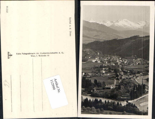 112990, Spittal an der Drau, town view 1930