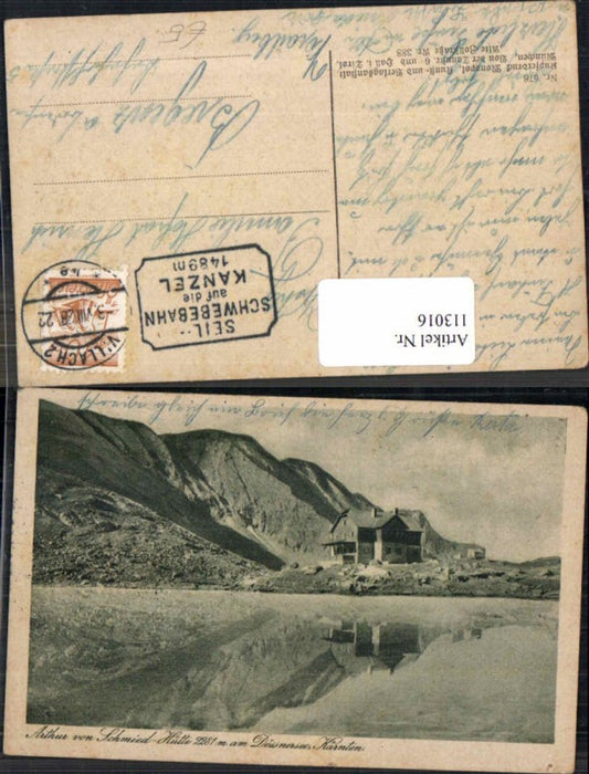 113016, Arthur Schmied House Hut Dössnersee Mallnitz