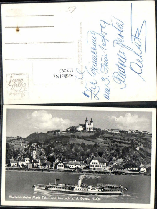 113293, Danube steamer with Maria Taferl Marbach