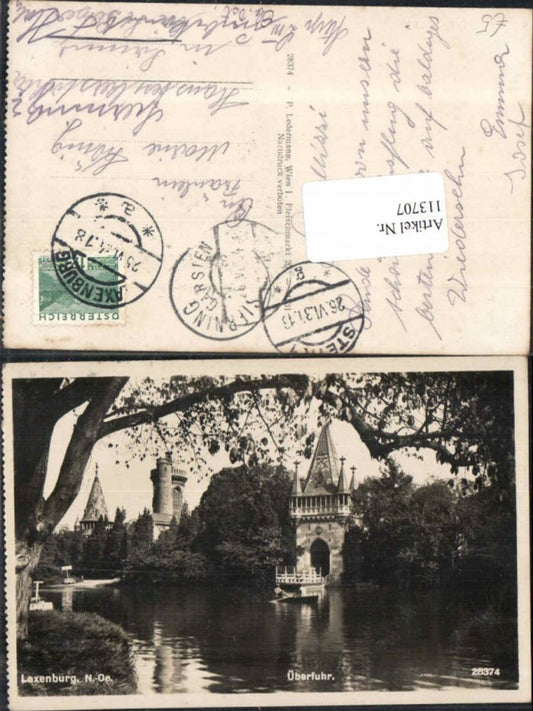 113707, Laxenburg near Vienna Franzensburg Ferry
