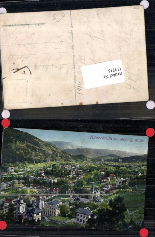113715, Hinterbrühl near Mödling, partial view 1914