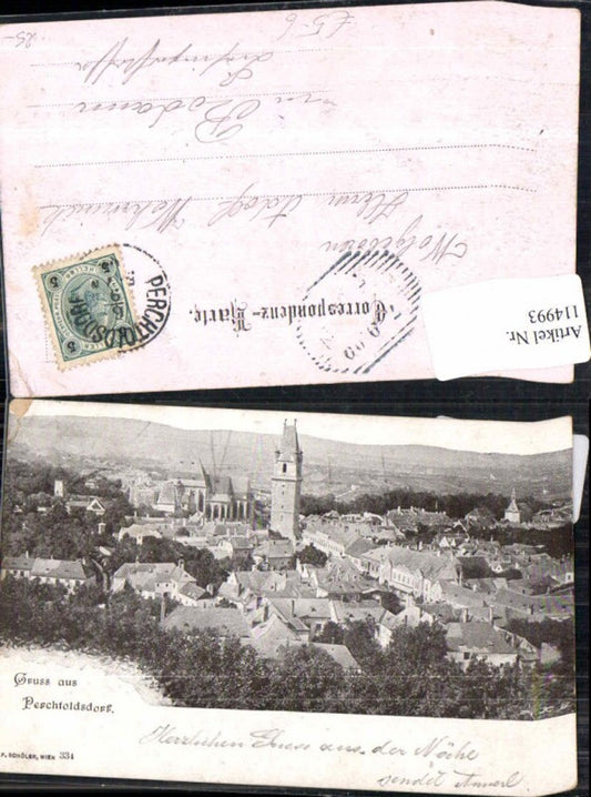 114993, Greetings from Perchtoldsdorf Great postcard 1900