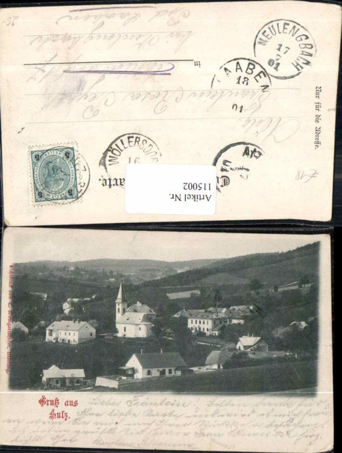 115002, Greetings from Sulz Stangau 1900