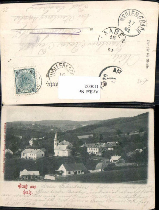 115002, Greetings from Sulz Stangau 1900