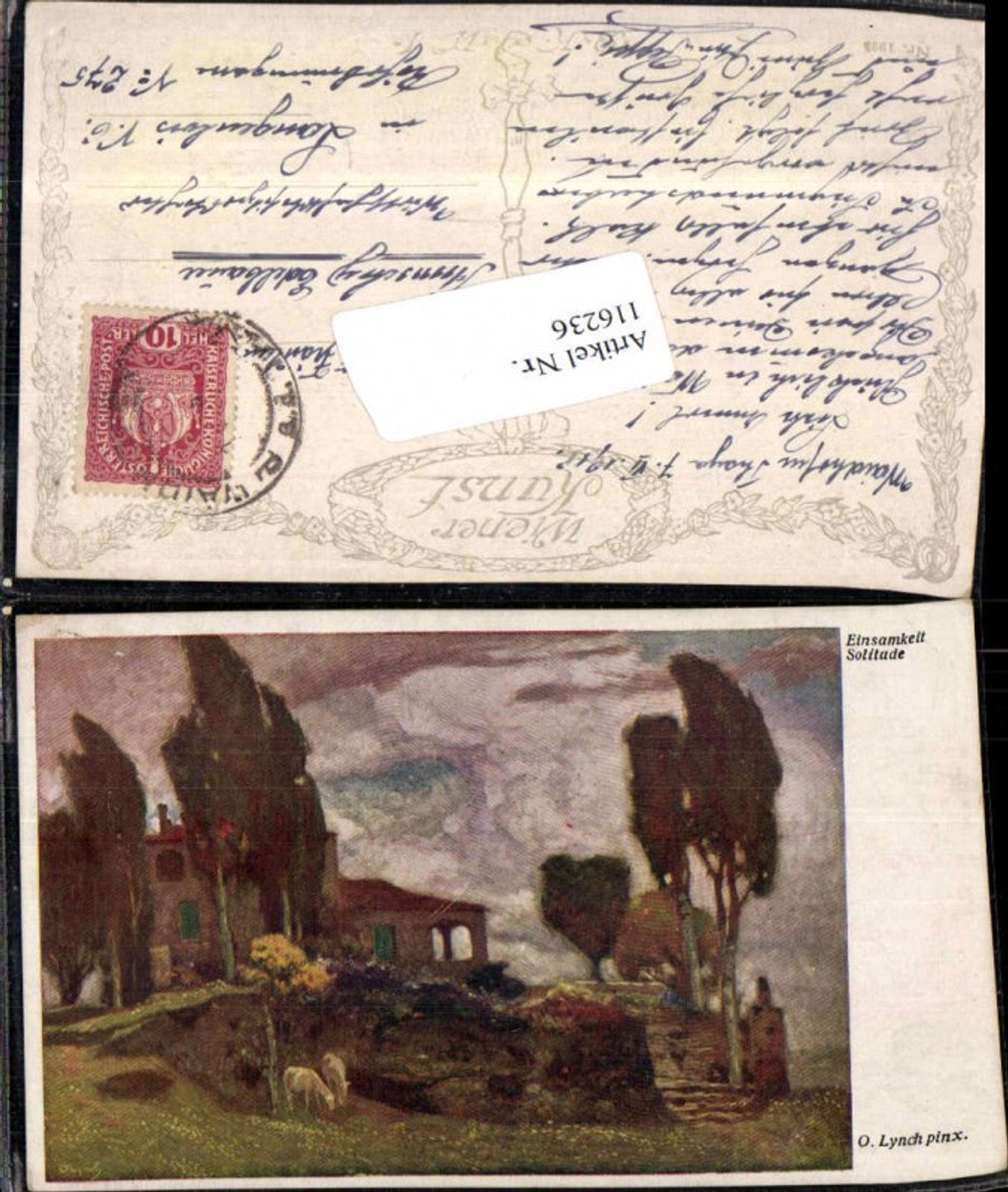 116236,O. Lynch sign. Einsamkeit B.K.W.I 1925