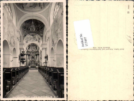 117497, Kleinmariazell Klein Mariazell Church Interior PhotoAK Hainfeld