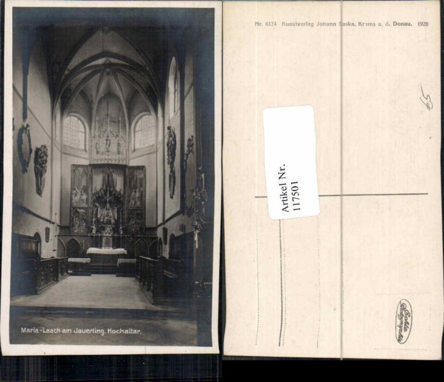 117501,Maria Laach am Jauerling Kirche Innen