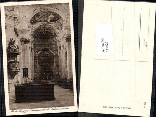 117526, Maria Langegg Inside Church Wachau
