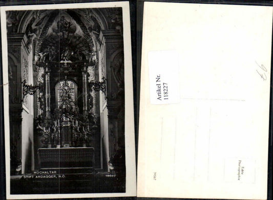 118227, High altar, altar of the church of Ardagger Abbey near Amstetten 