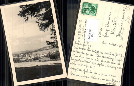 118242, rare photo postcard of Ardagger Abbey near Amstetten 