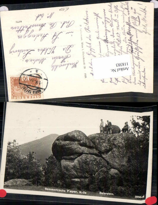 118383, Summer resort Ysper Altenmarkt Geierstein people 1929