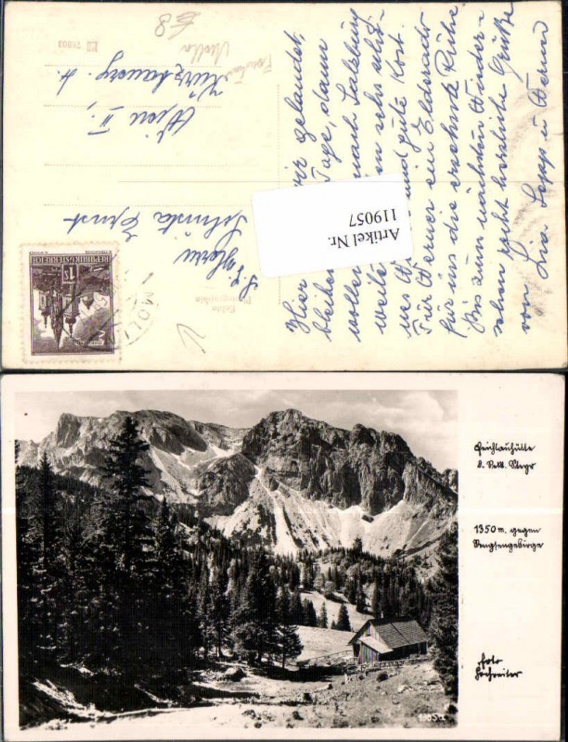119057, Feistauhütte near Molln, pub Hochreiter