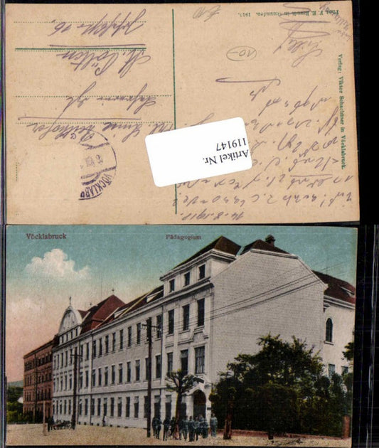 119147, Vöcklabruck Pädagogium Partie 1915 Brandt