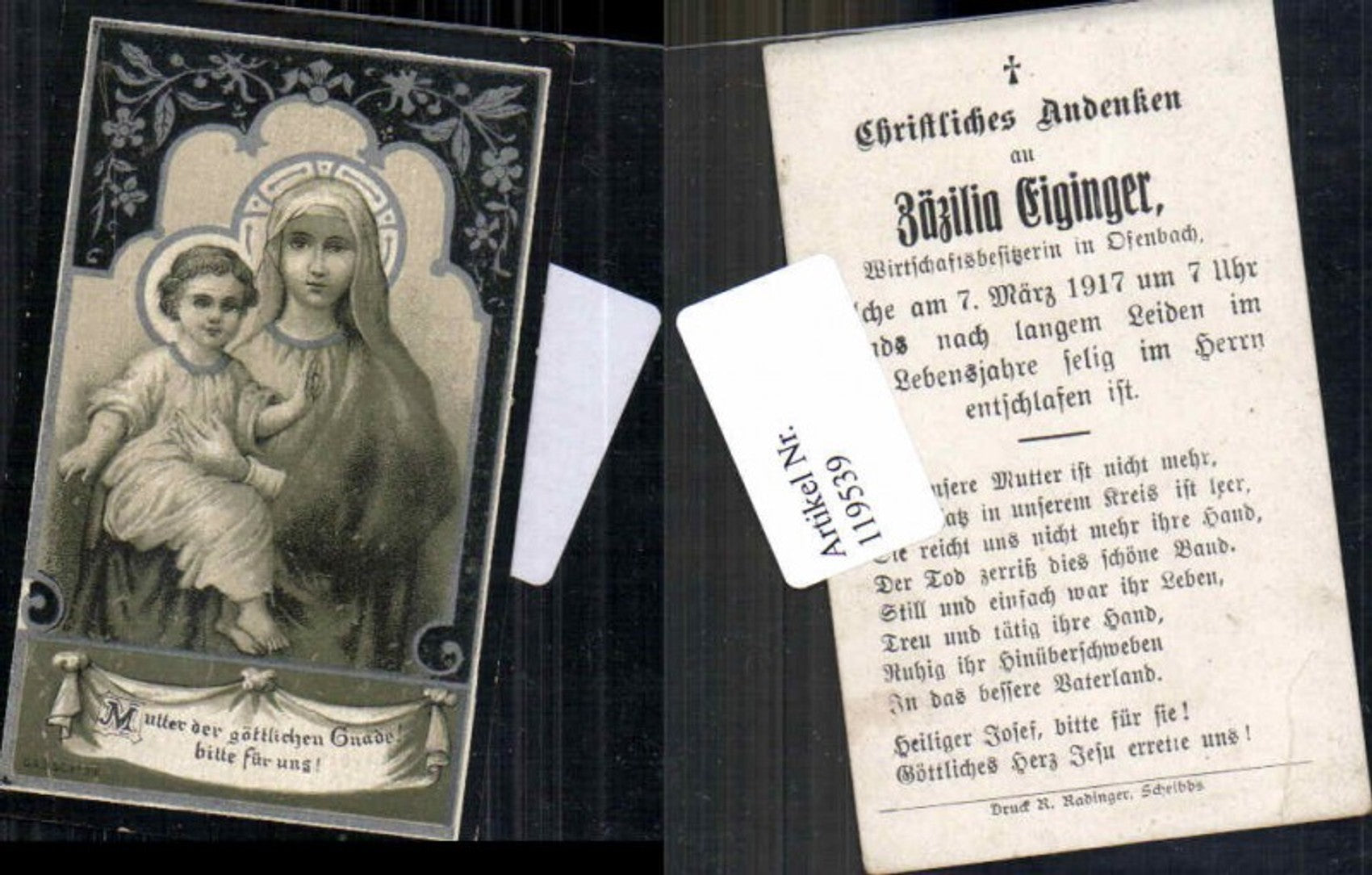 Alte Ansichtskarte – Old Postcard