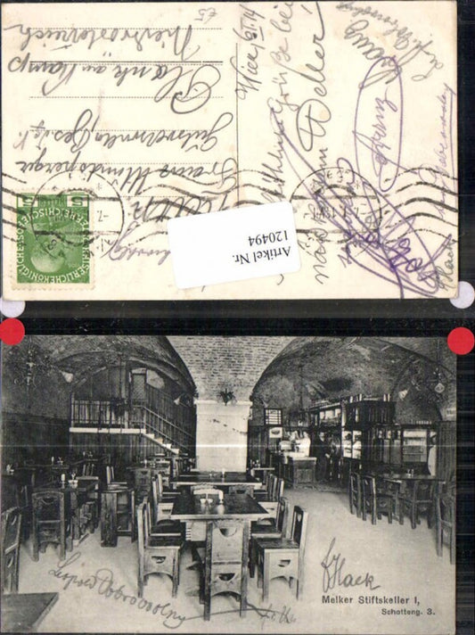 120494, Melk on the Danube, Stiftskeller Inn, Wine Tavern, Wine