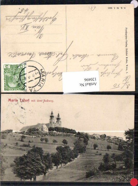 120496, Maria Taferl Bussweg around 1910