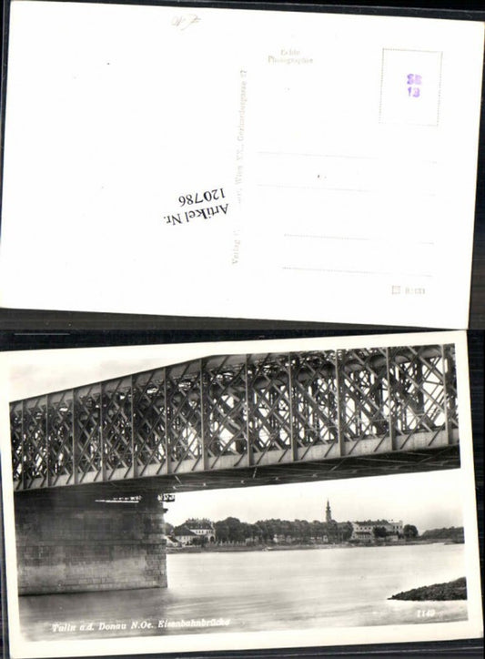120786,Tulln a.d. Donau Eisenbahnbrücke Brücke