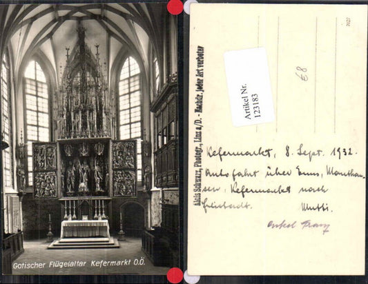 123183,Kefermarkt Altar in der Kirche