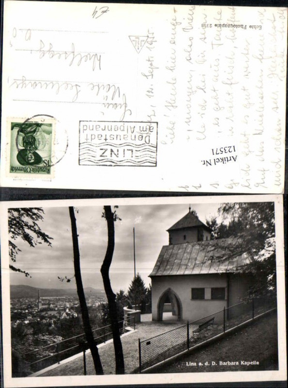 123571, Linz on the Danube, Barbara Chapel