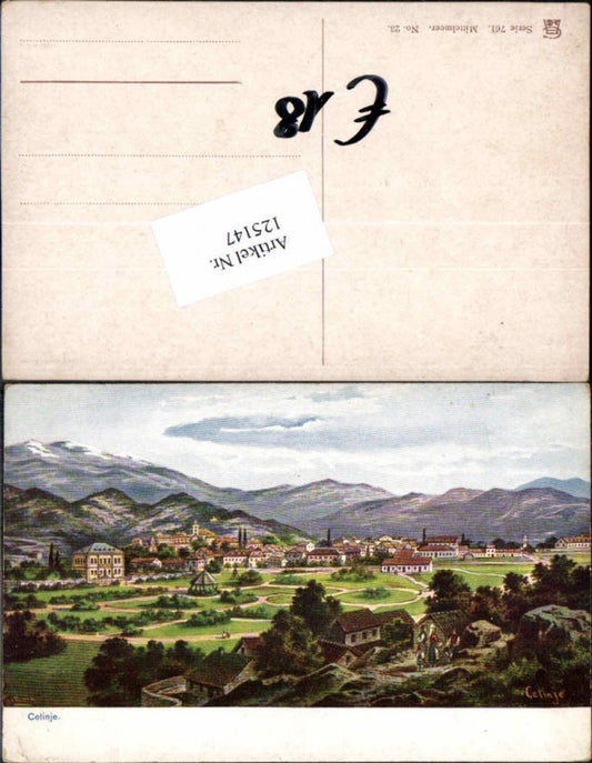 125147,Cetinje Tolle Karte m. Umgebung