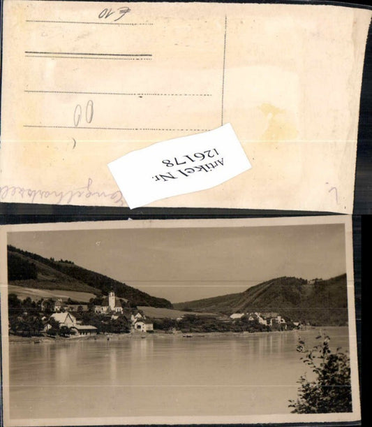 126178, PhotoAK Engelhartszell Engelszell on the Danube rare map