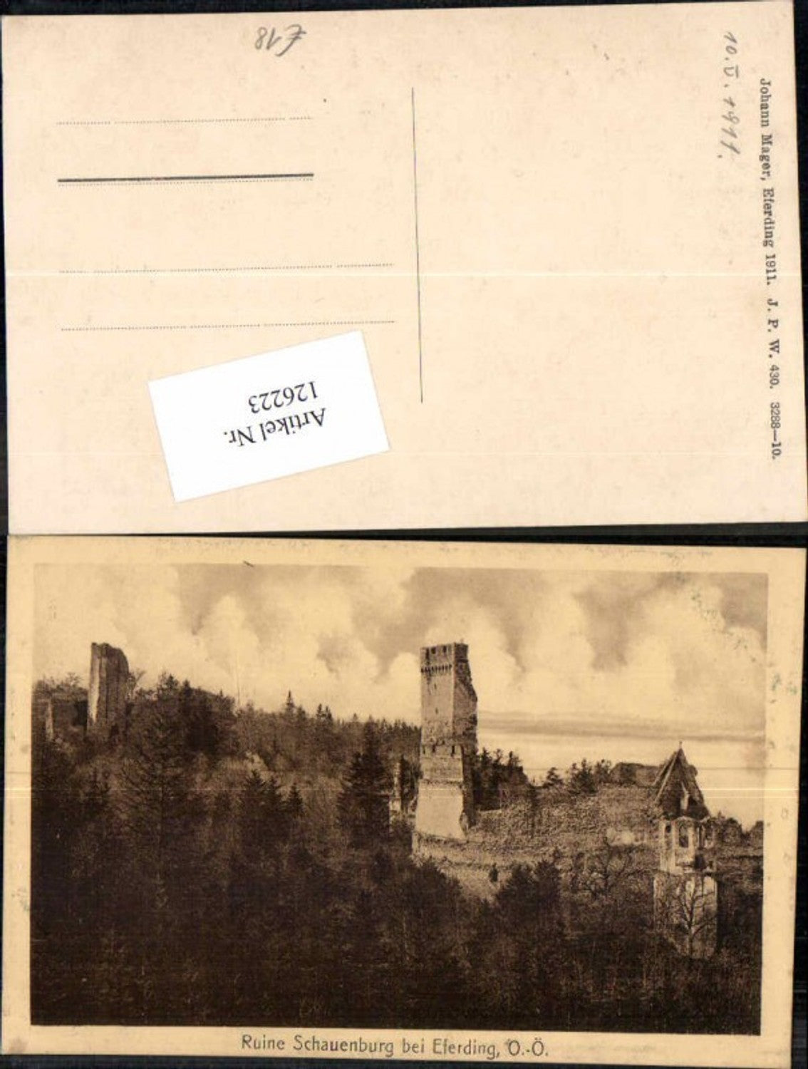 126223, Schauenburg ruins near Eferding 1911