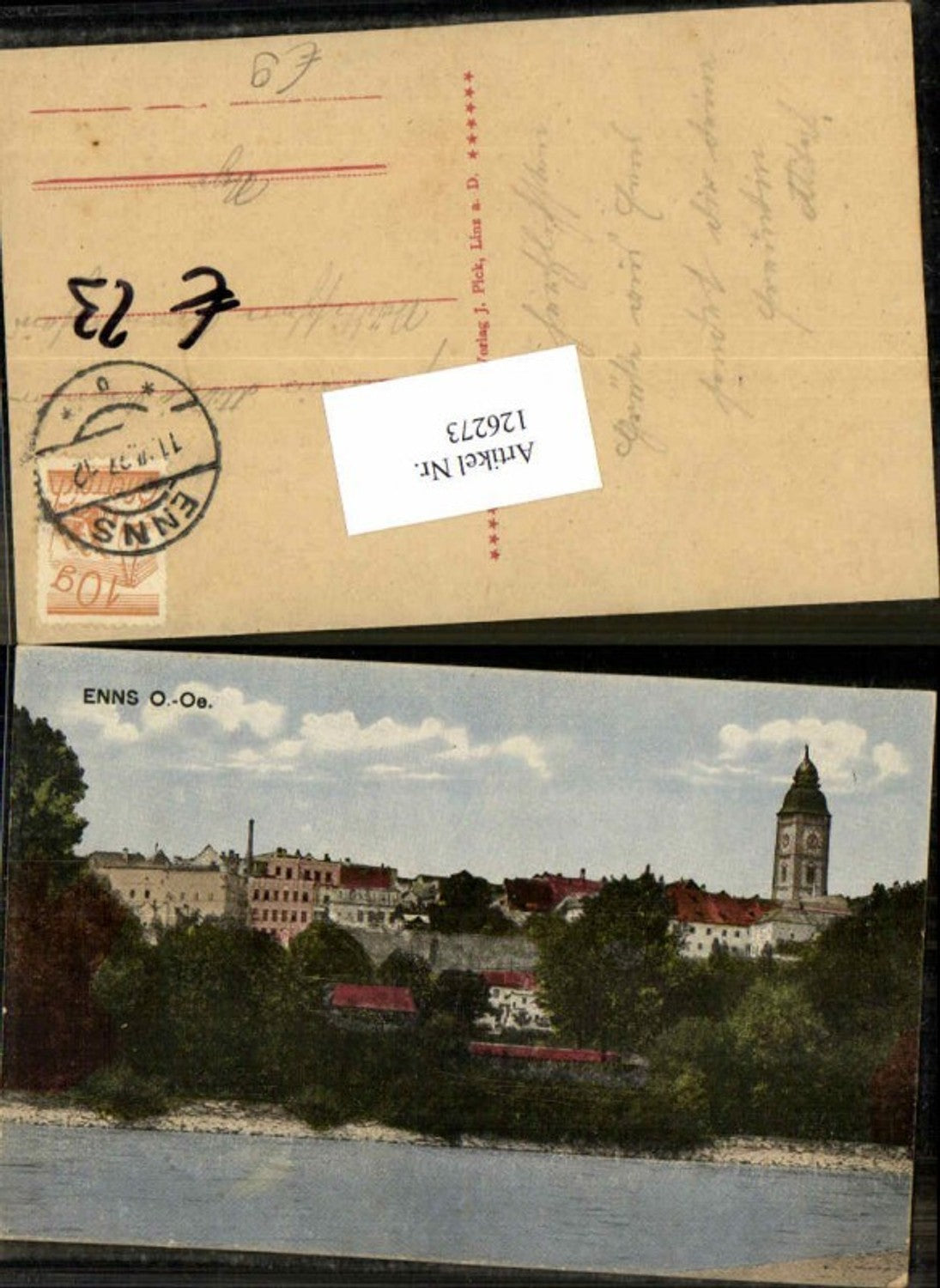 126273, Enns section to the location 1927