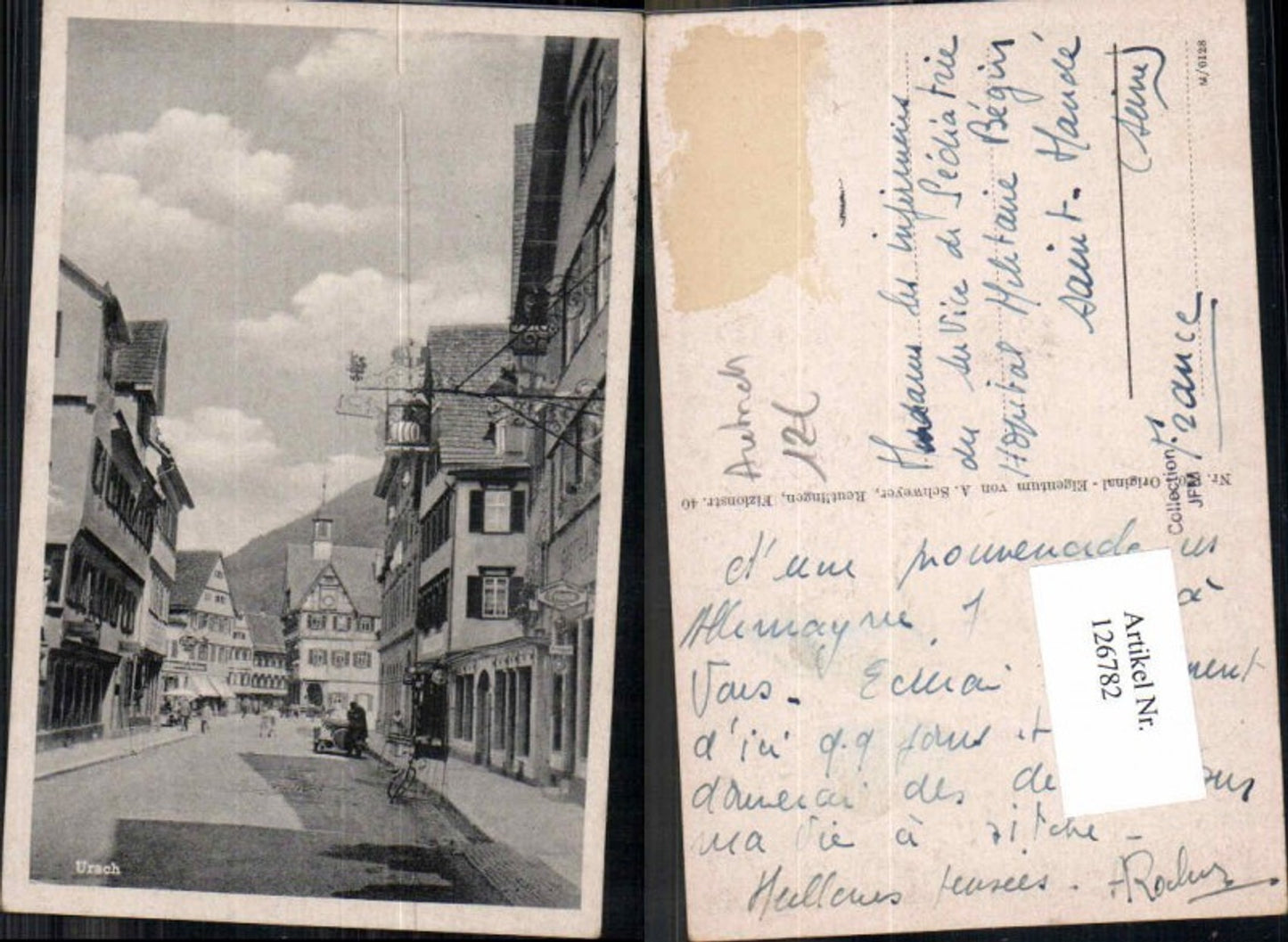 126782, Urach street scene 1940