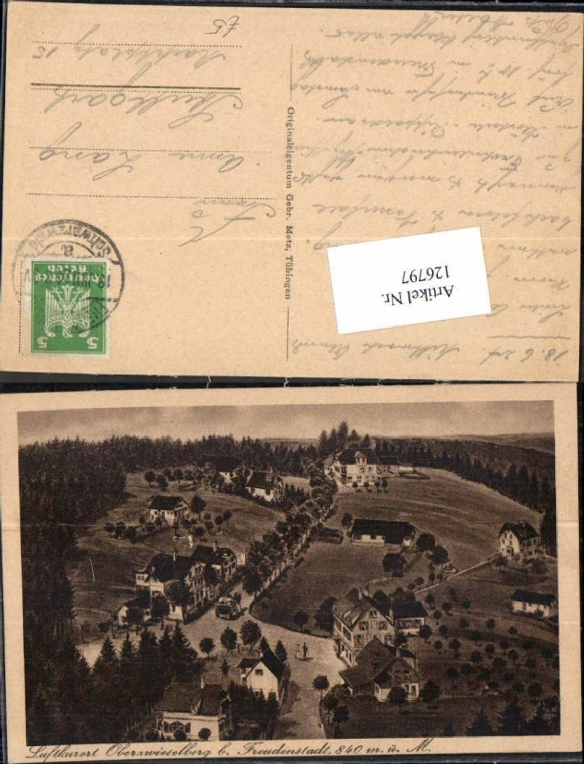 126797,Oberzwieselberg b. Freudenstadt 1915