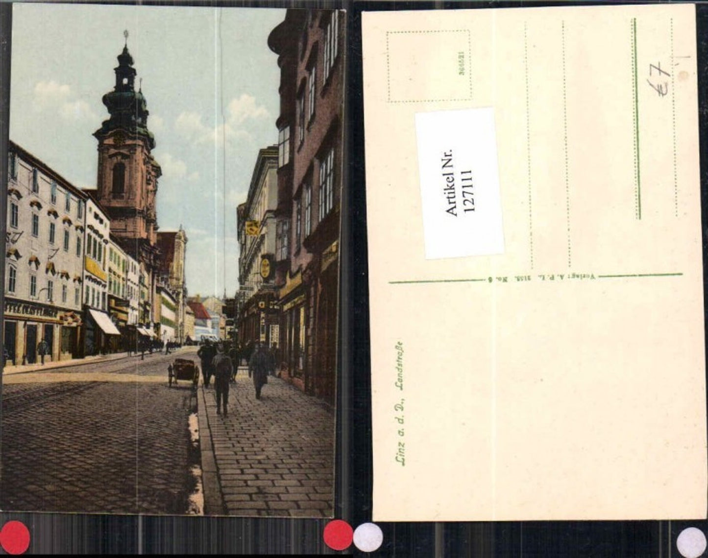 127111, Linz on the Danube, Landstrasse, people