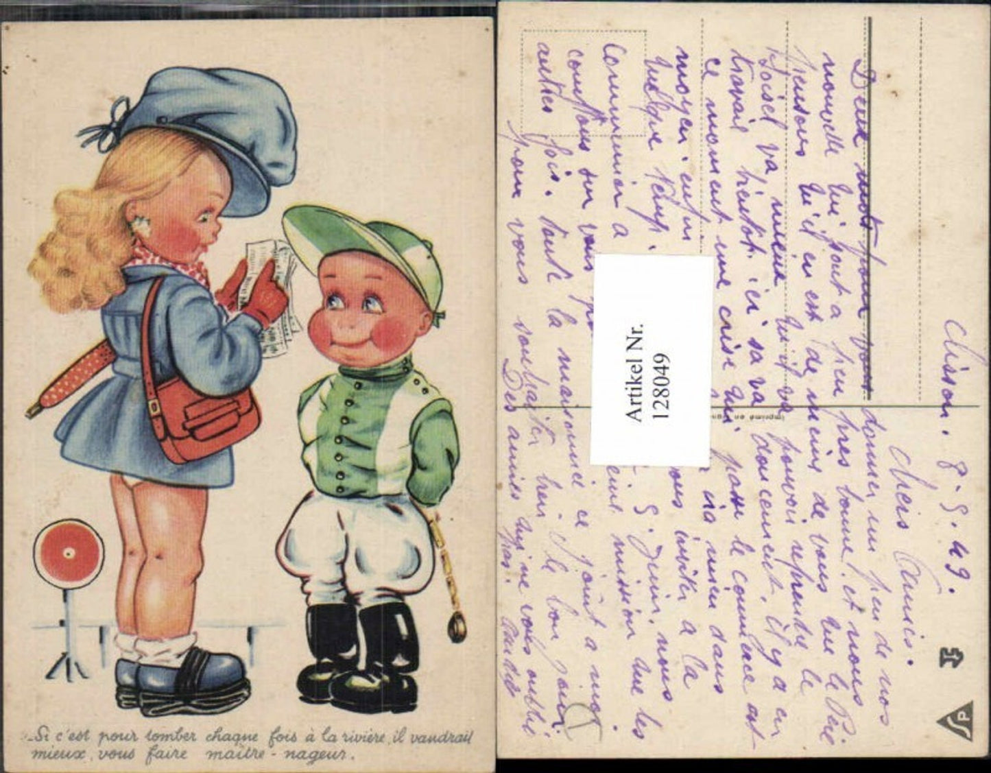 128049, Cute children girl boy