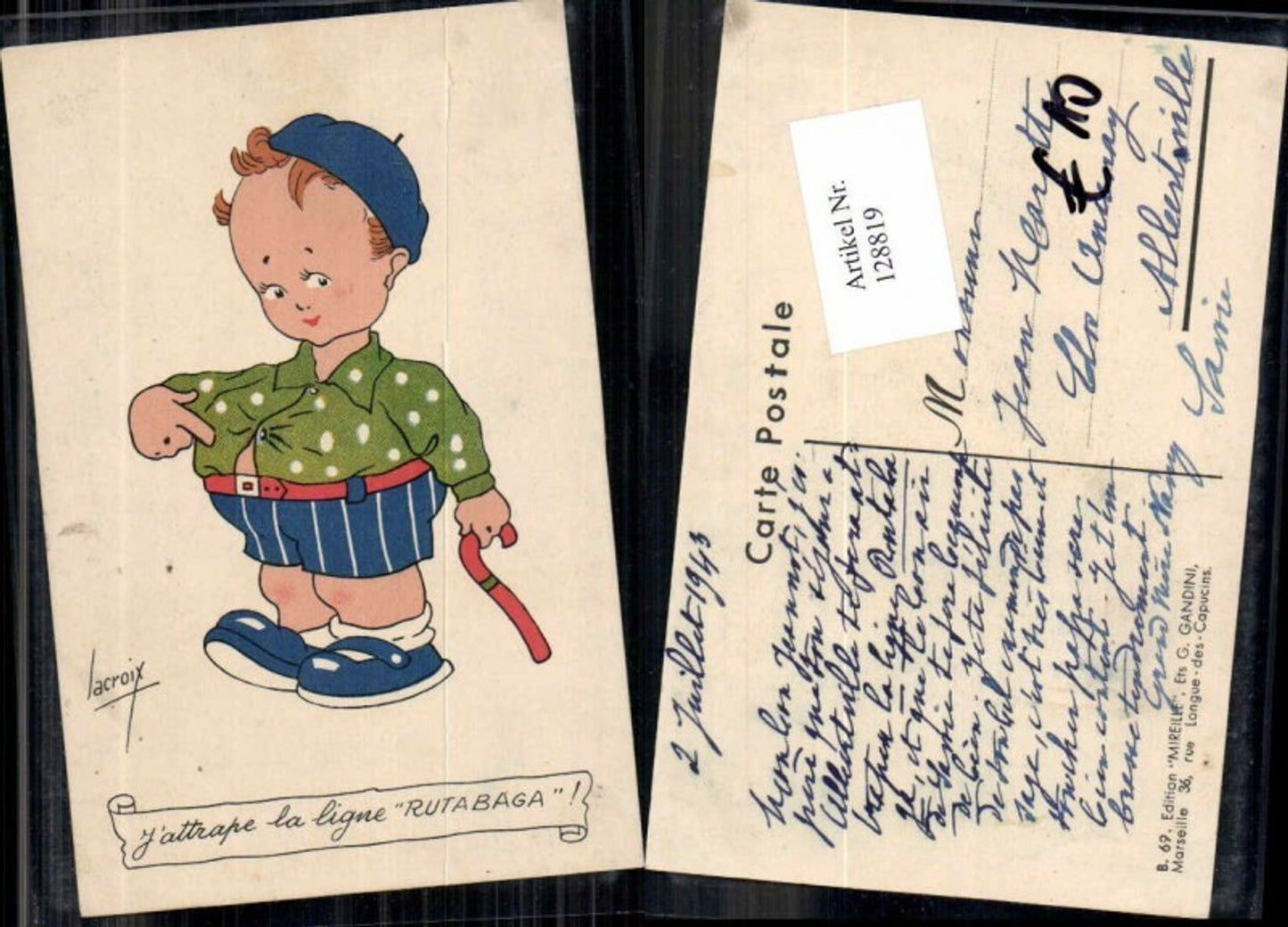 128819, Sweet children AK Lacroix signed, too small dresses