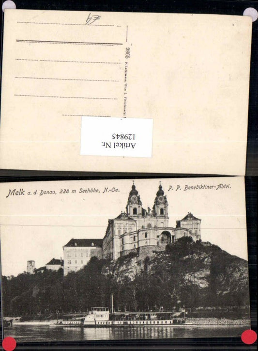 129845, Melk on the Danube steamer Aggstein Wachau