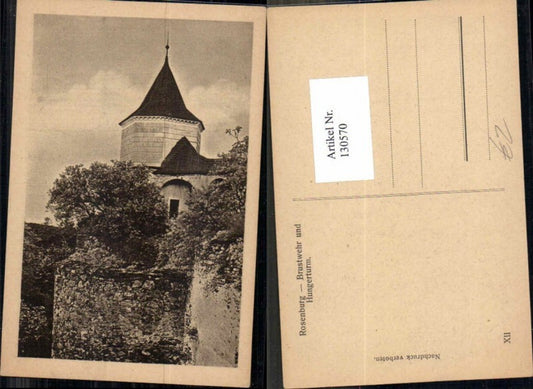 130570, Rosenburg am Kamp Brustwehr Hungerturm