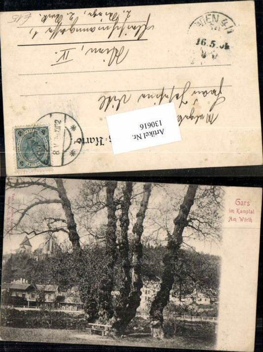 130616, Gars am Kamp, section at Wörth, 1900