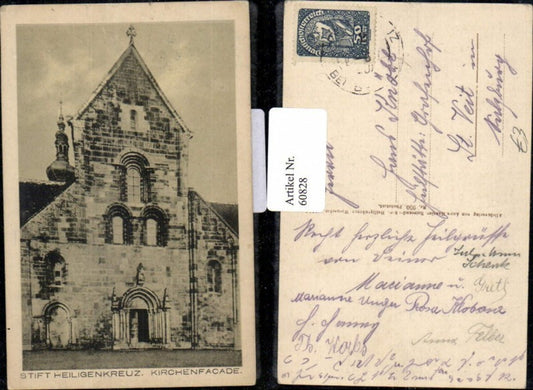 60828, St. Heiligenkreuz church facade 