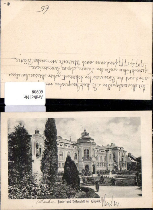60908, Kurpark Baden Bathing and Healing Institute 