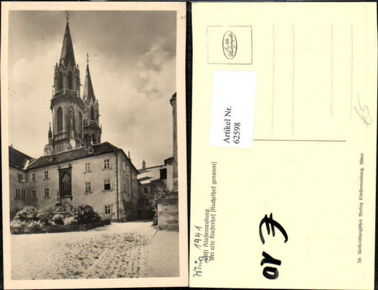 62598,Foto AK Stift Klosterneuburg Der alte Klosterhof