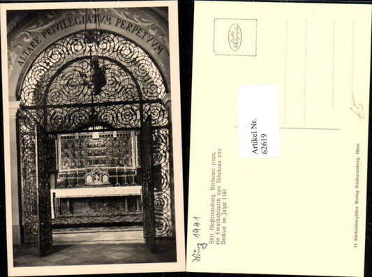 62619,Foto AK Stift Klosterneuburg Altar im Jahre 1181