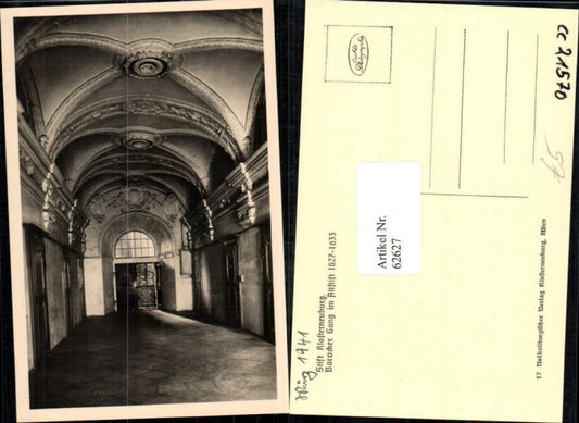 62627,Foto AK Stift Klosterneuburg Barocker Gang im Altstift 1627-1633