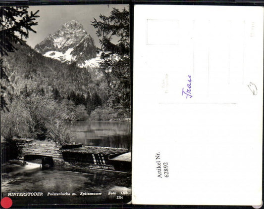 62892,Hinterstoder Polsterlucke mit Spitzmauer