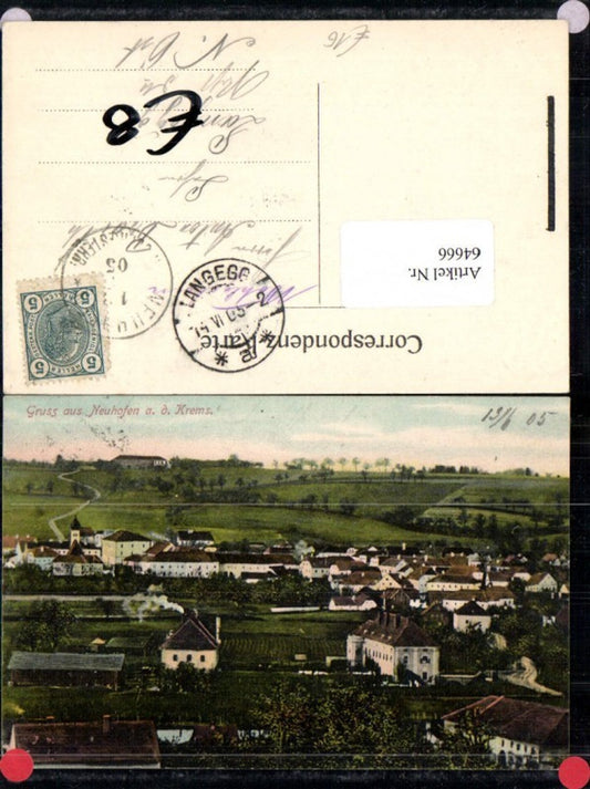 64666,Gruß aus Neuhofen a.d. Krems