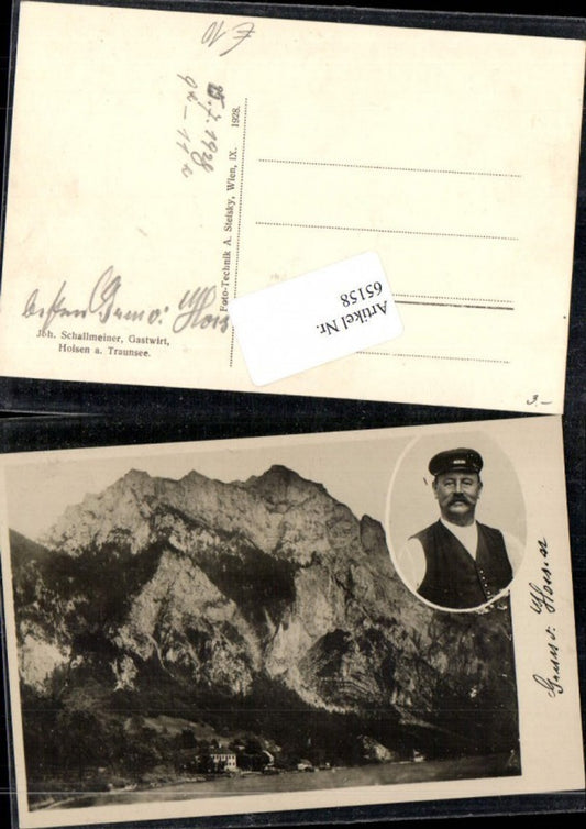 65158, Gasthaus Hoisen am Traunsee near Gmunden Portrait of the innkeeper
